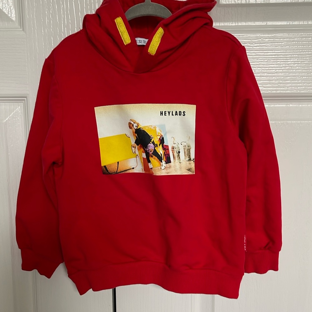 Red hoodie